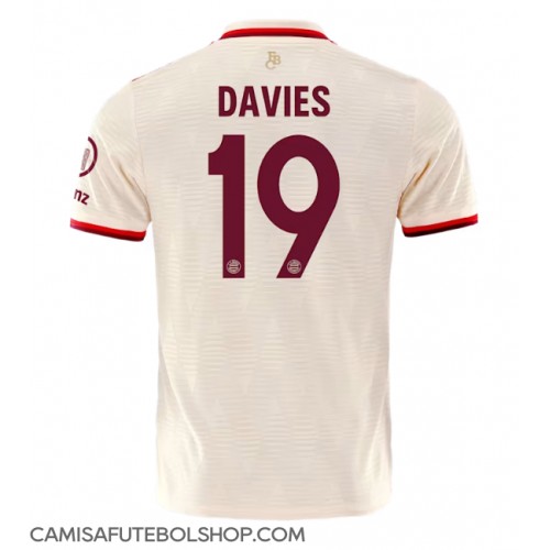 Camisa de time de futebol Bayern Munich Alphonso Davies #19 Replicas 3º Equipamento 2024-25 Manga Curta